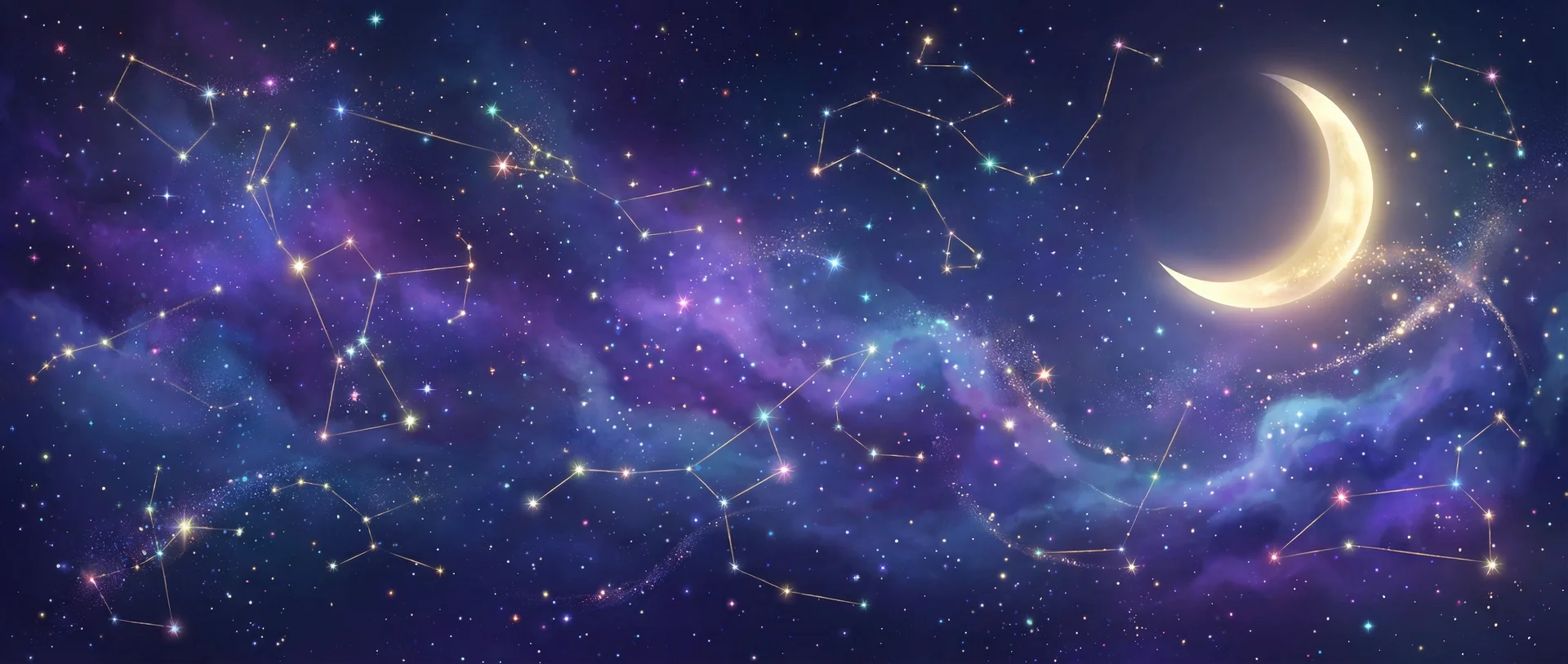 星空背景 - 看镜子我怎么c哭你的 | 每日星座运势与塔罗占卜